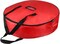 25" Christmas Wreath Storage Bag - Christmas Large Wreath Storage Container Cover - Heavy Duty Reinforced Wide Handle and Double Sleek Zipper - Protect Your Christmas Garland Party Decorations- Red